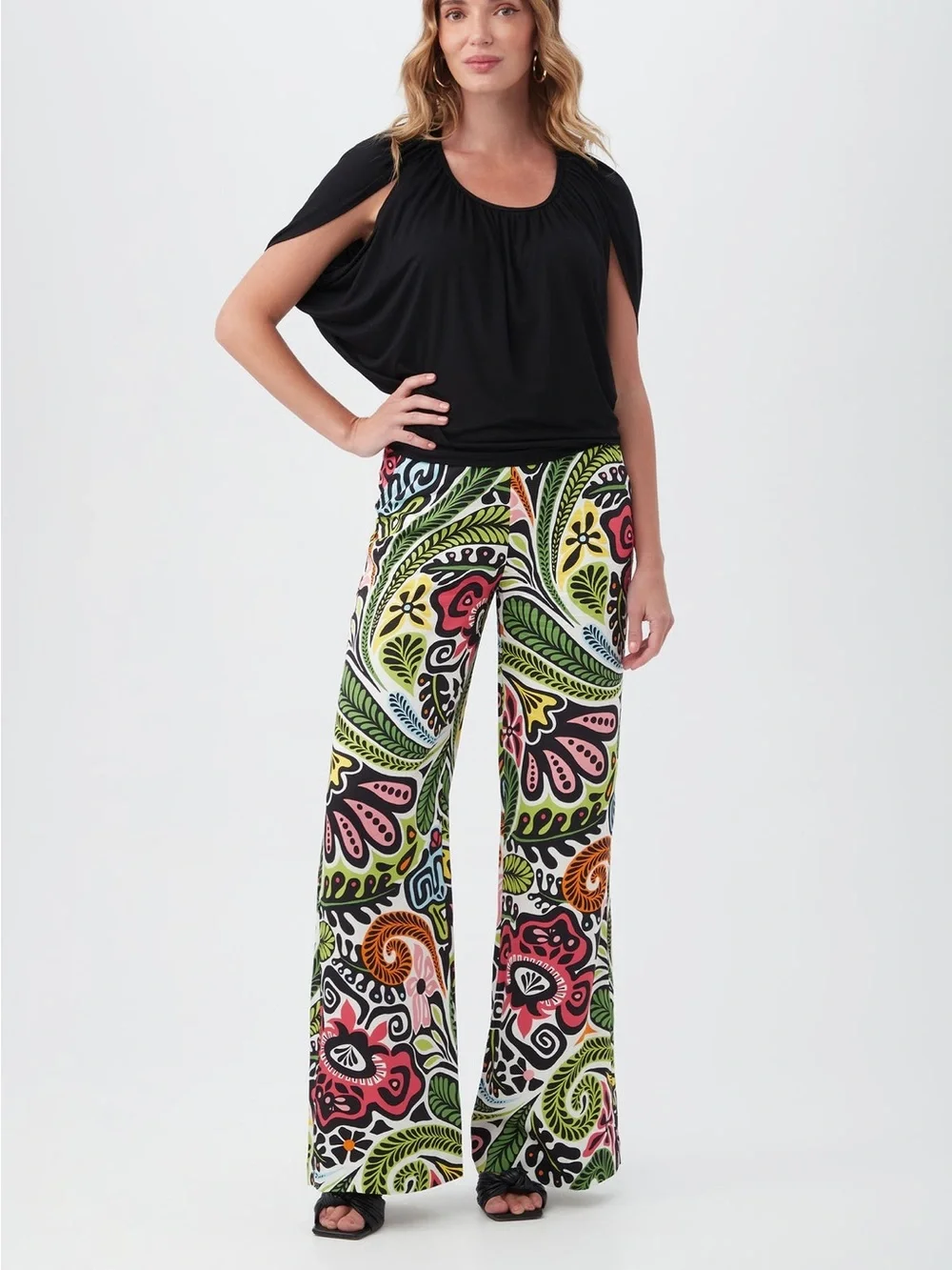 NWT Trina Turk Tania wide leg pant - Picture 2 of 6